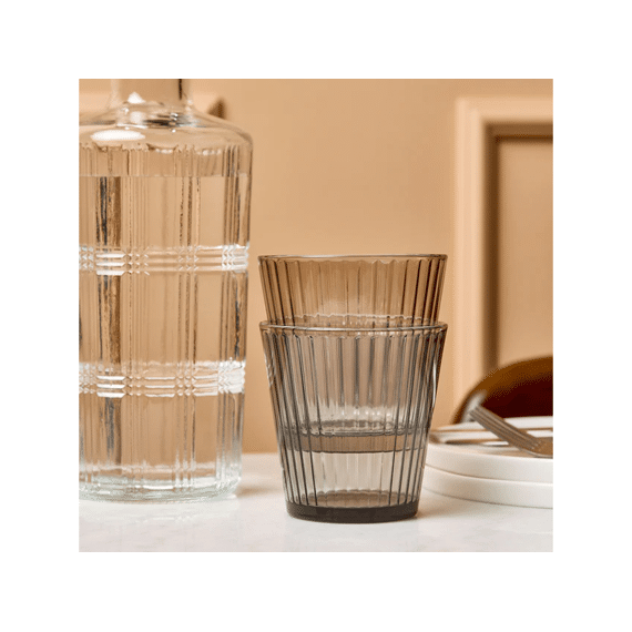 Bonbistro Luz Glas 27cl 4stuks Grijs