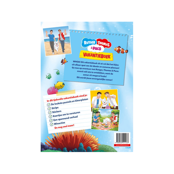 Rutger, Thomas En Paco Vakantiedoeboek