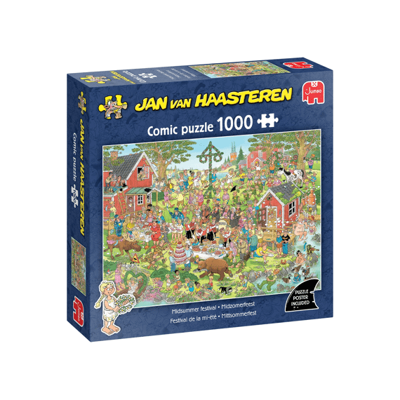 Jumbo Puzzel 1000 Stuks Jan Van Haasteren Midzomerfeest