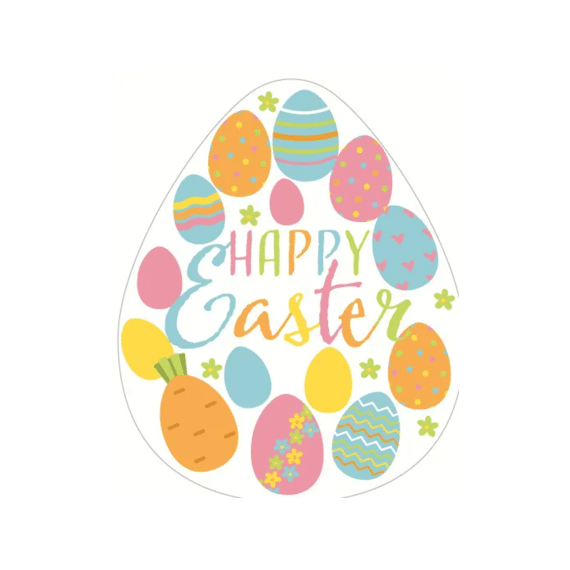 Duni Silhouettes Servetten 33cm 12 Stuks Easter Joy