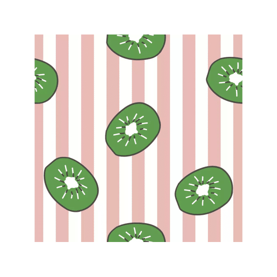 Duni Servetten 33x33cm 20 Stuks Kiwi Lines