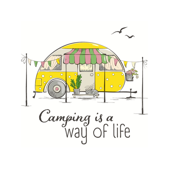 Duni Servetten 33x33cm 20 Stuks Camp Life