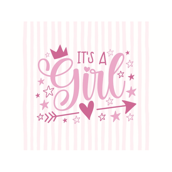 Duni Servetten 33x33cm 20 Stuks Girl