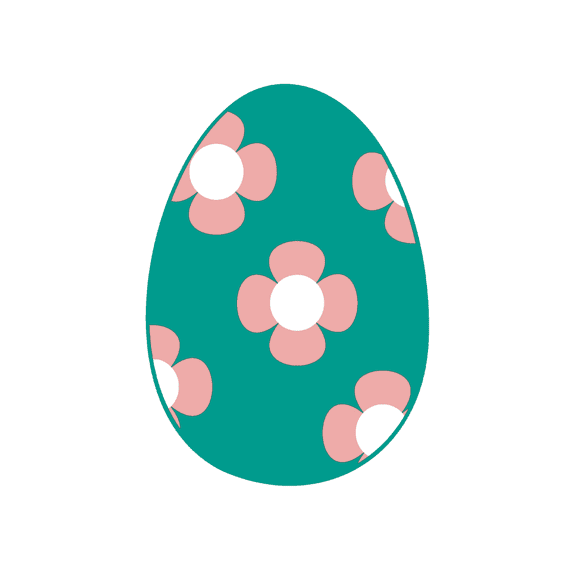 Duni Servetten 33x33cm 20 Stuks paasei met bloemen 