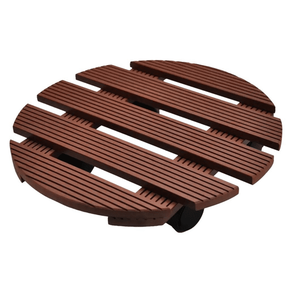 Practo Garden Plantenroller Diam30 Cm 60kg Bruin Smal