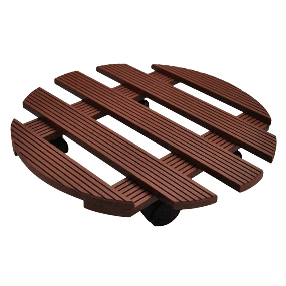 Practo Garden Plantenroller Diam35 Cm 60kg Bruin Smal