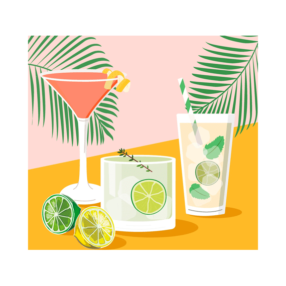 Duni Servetten 33x33cm 20 Stuks Drinks