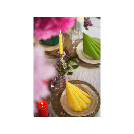 Duni Servetten 40x40cm 12 Stuks Yellow