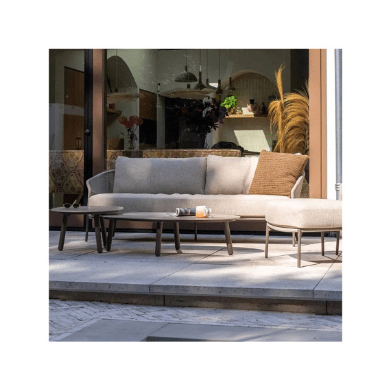 4 Seasons Florence Set 3-zitsbank Met 4 Kussens En 2 1-zits Met 2 Kussens Terre