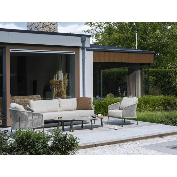 4 Seasons Florence Set 3-zitsbank Met 4 Kussens En 2 1-zits Met 2 Kussens Terre