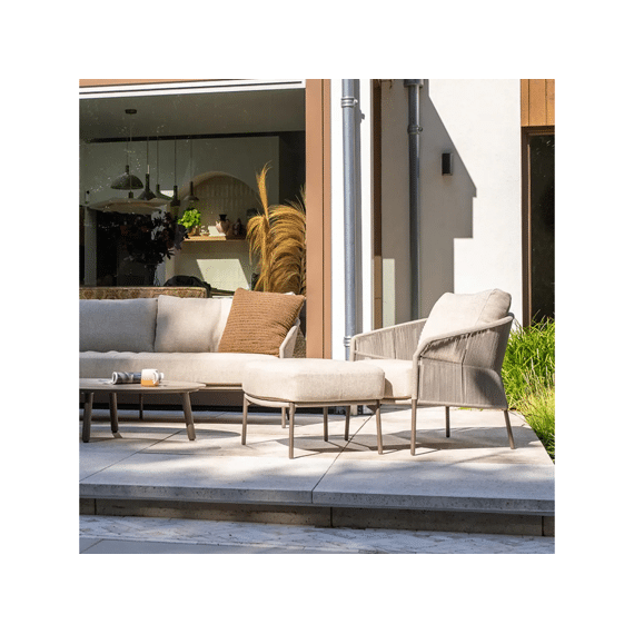 4 Seasons Florence Voetenbank Terre Met Kussen