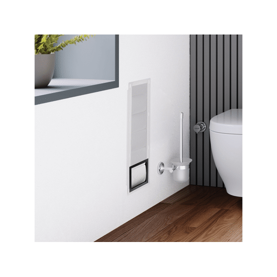 Aloni Los Inzetstuk Voor Reserve Rolhouder - Mat Zwart