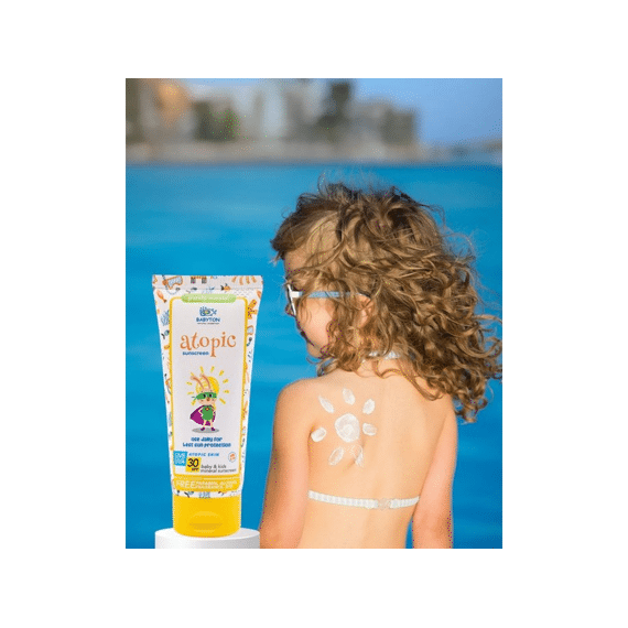Babyton Minerale Zonnecrème Atopic Tube Spf30 100ml