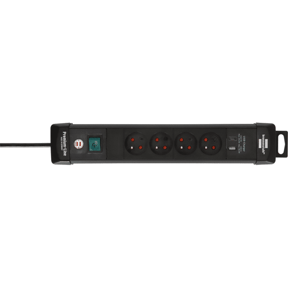 Premium-line Stekkerblok Met Usb A En Usb C 4-voudig 1,8m