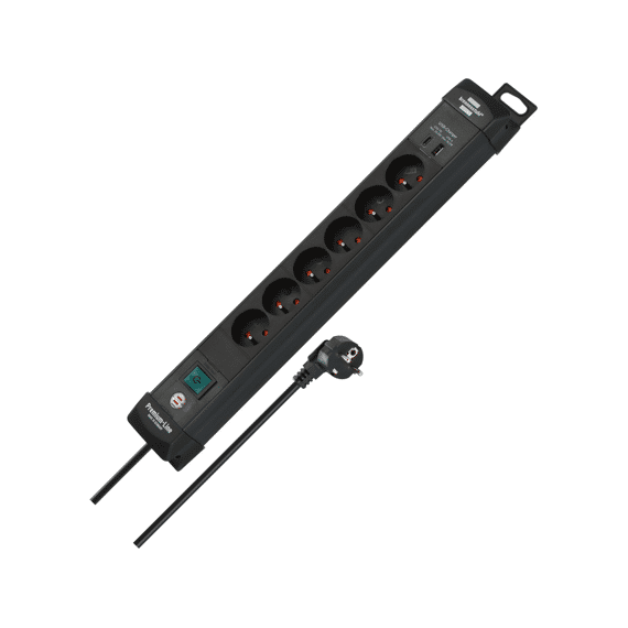 Premium-line Stekkerblok Met Usb A En Usb C 6-voudig 3m