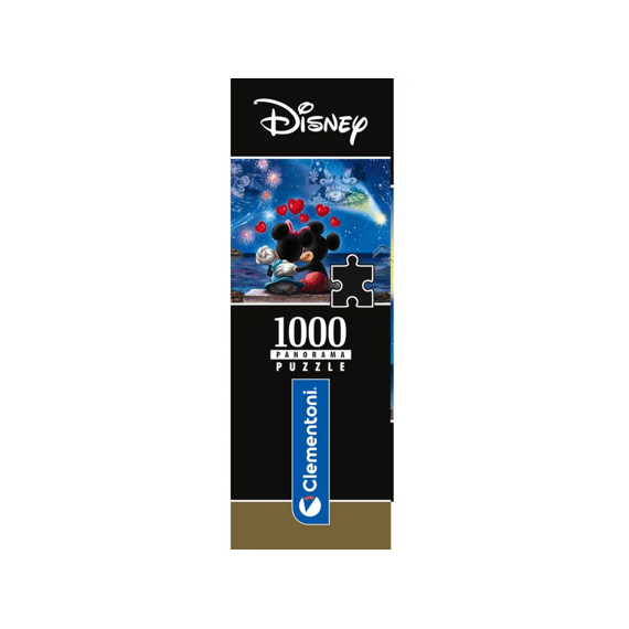 Clementoni Puzzel 1000 Stuks Panorama Mickey En Minnie Mouse