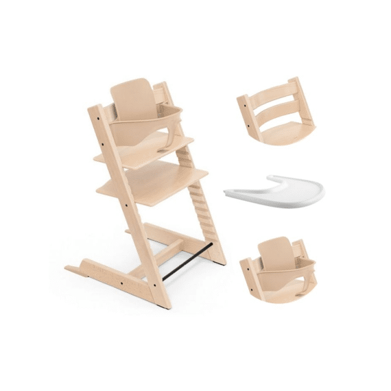 Stokke Tripp Trapp Bundel Eestoel - Babyset 2 - Tablet Natural