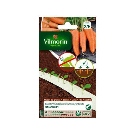 Vilmorin Wortel Nanco F1 Zaailint - Se