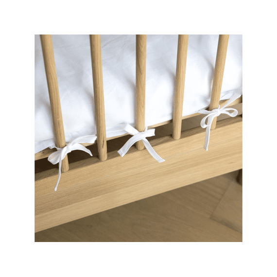 Living Nature Dekbedovertrek 100x135 Linnen Wit