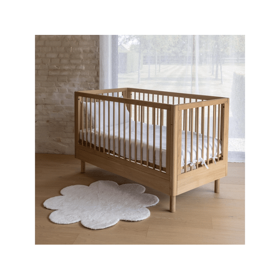 Living Nature Dekbedovertrek 100x135 Linnen Wit