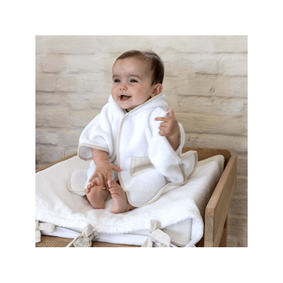 Living Nature Poncho Badstof / Detail Linnen