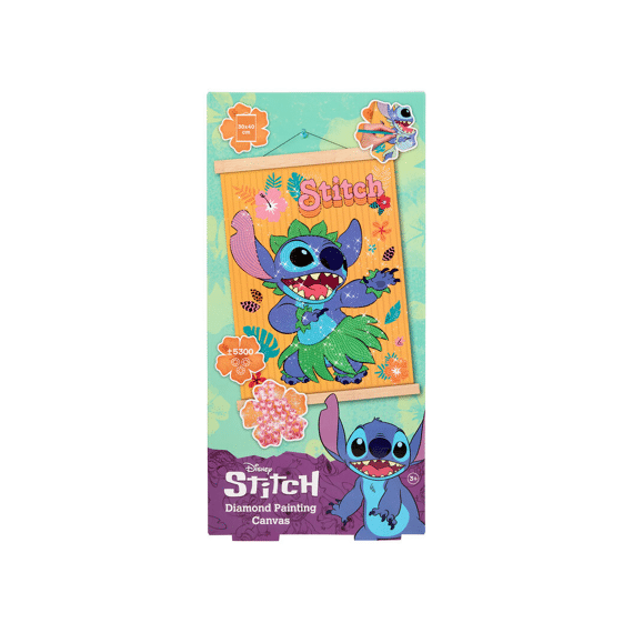 Stitch Diamond Painting Canvas 40x30cm