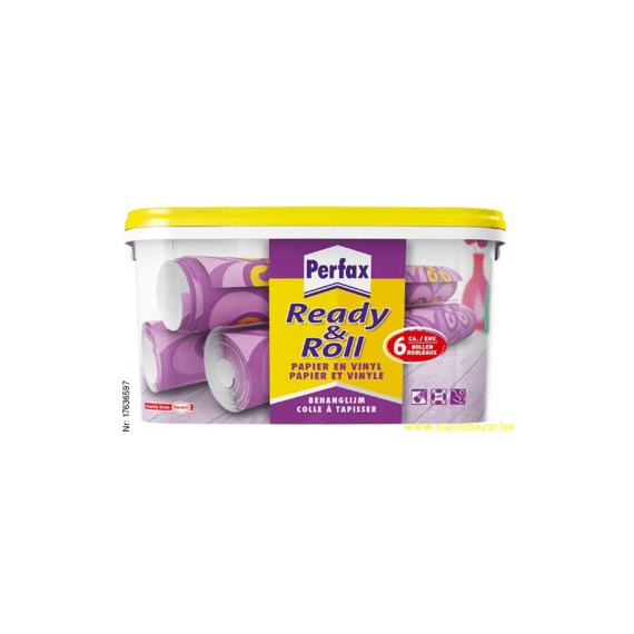 Perfax Ready & Roll Papier En Vinyl 4,5 Kg Bucket