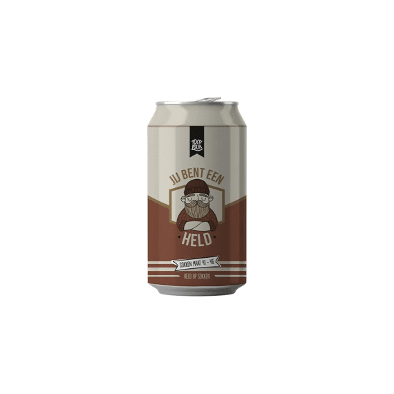 100% Leuk Sokken In Blik Jij Bent Mijn Held Maat 41/46