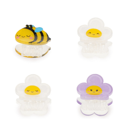Legami Mini Haarclips Clip Me Up! Bee 4stuks