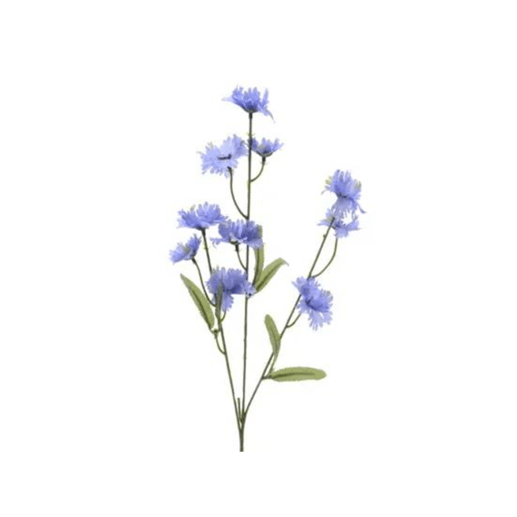 Korenbloem Op Steel Polyester L.5cm X W.12cm X H.55cm Paars