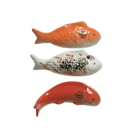 Vis Porselein L.16.5cm X W.4.5cm X H.6cm 3 Assortiment