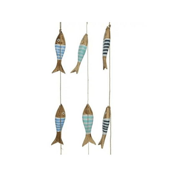 Muurdeco Albesia Hout L.5cm X W.2cm X H.100cm 3 Assortiment