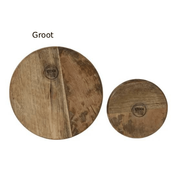 Bord Mangohout Naturel Groot