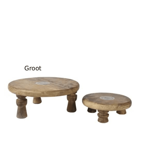 Bord Mangohout Naturel Groot