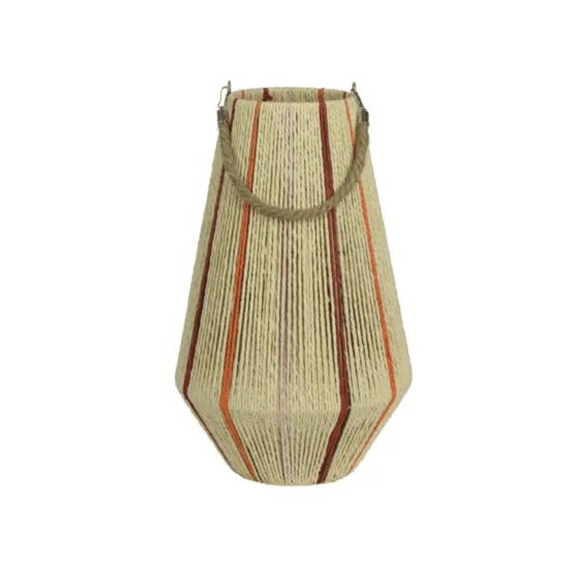 Lantaarn Papiertouw D.28cm X H.45cm Naturel/kleur