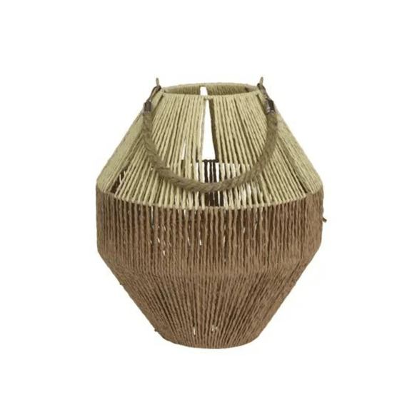 Lantaarn Papiertouw D.28cm X H.32cm Beige/kleur