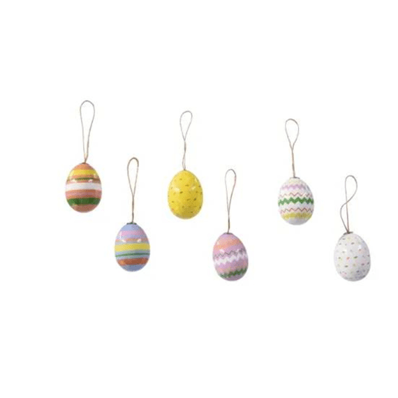 Ei Foam D.9cm X H.12cm 6 Assortiment