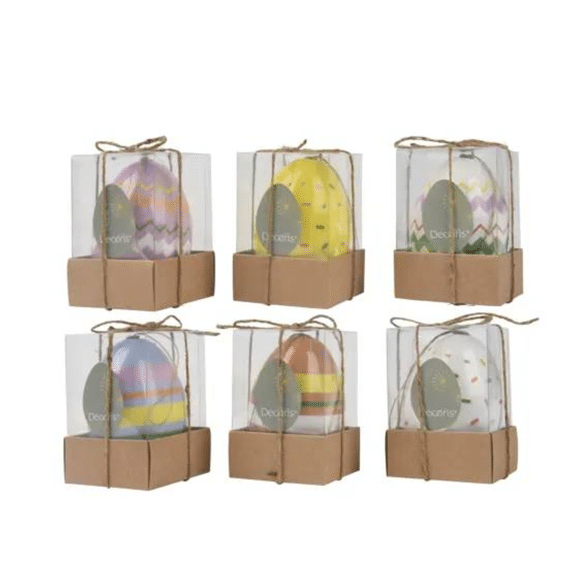 Ei Foam D.9cm X H.12cm 6 Assortiment