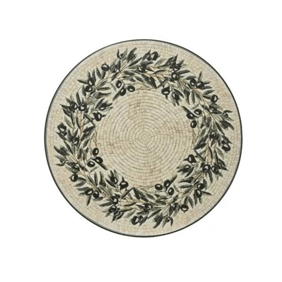 Tafel Athens Staal Outdoor D.58cm X H.76cm Zwart/kleur