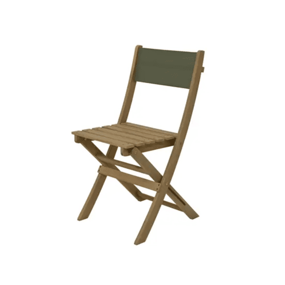 Stoel Livorno Acacia Outdoor Fsc 100% L.43cm X W.47cm X H.82cm Groen Set/2