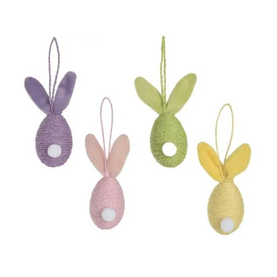 Konijn Foam D.4cm X H.10cm 4 Assortiment