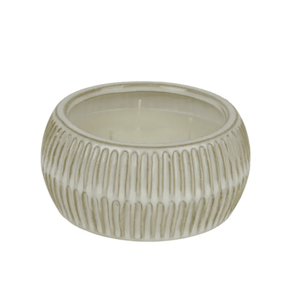 Citronella Kaars Wax Buiten D.15cm X H.7cm Beige
