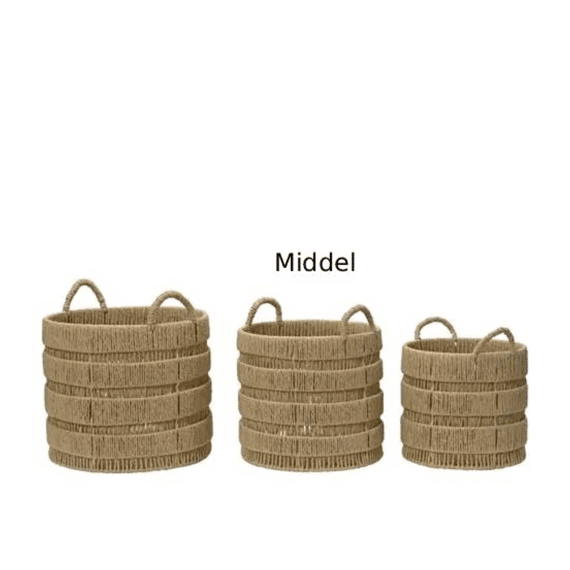Mand Papiertouw Naturel Middel