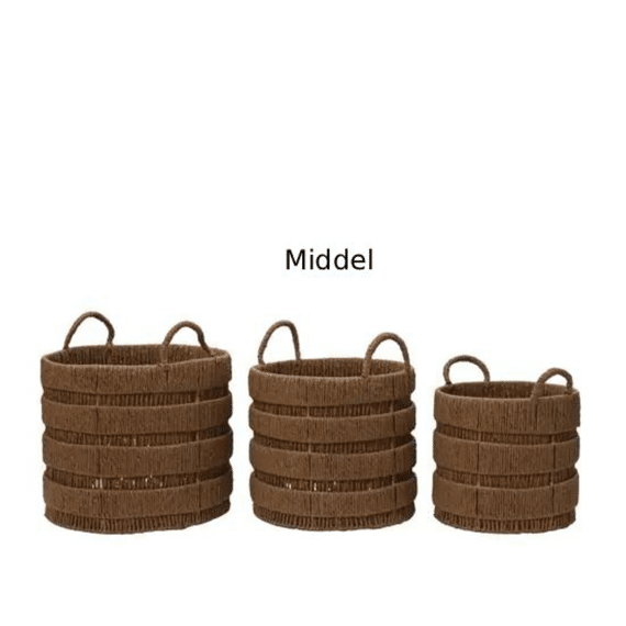 Mand Papiertouw Bruin Middel