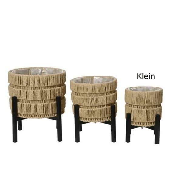 Planter Papiertouw Naturel Klein