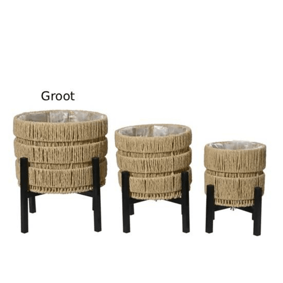 Planter Papiertouw Naturel Groot