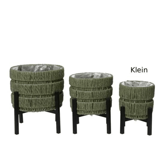 Planter Papiertouw Groen Klein