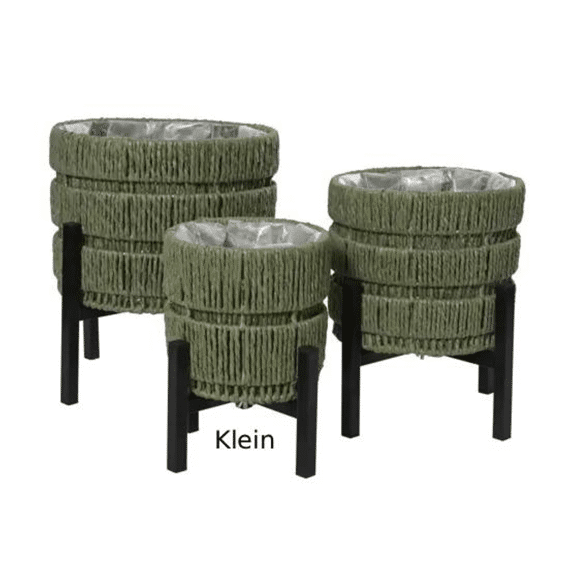 Planter Papiertouw Groen Klein