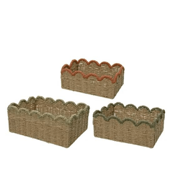 Mand Papiertouw Kleuren/multi Middel