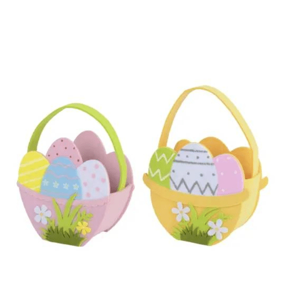 Mand Vilt L.7.5cm X W.16cm X H.16cm 2 Assortiment